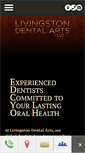 Mobile Screenshot of livingstondentalarts.com